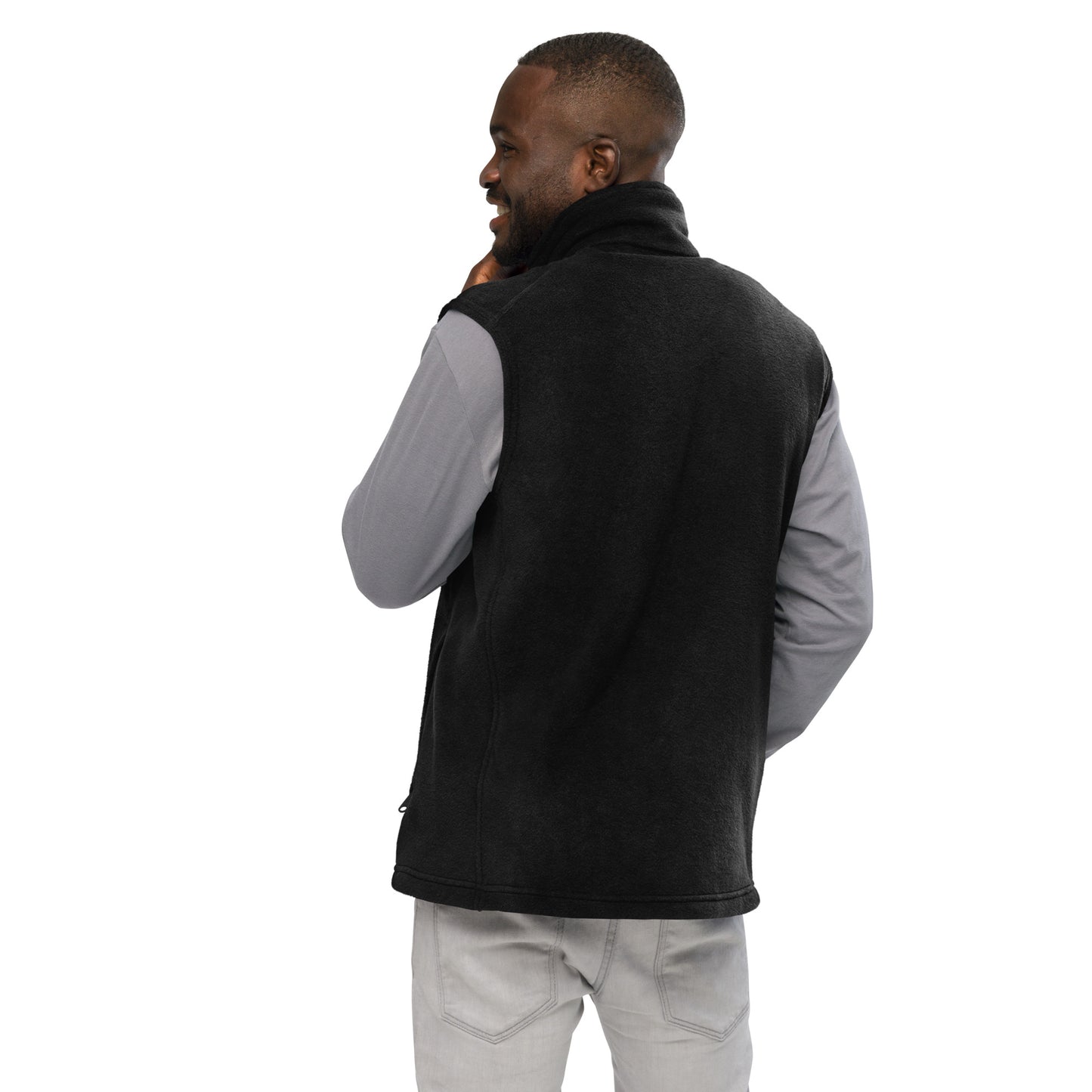 TWDG Embroidered Men’s Columbia fleece vest