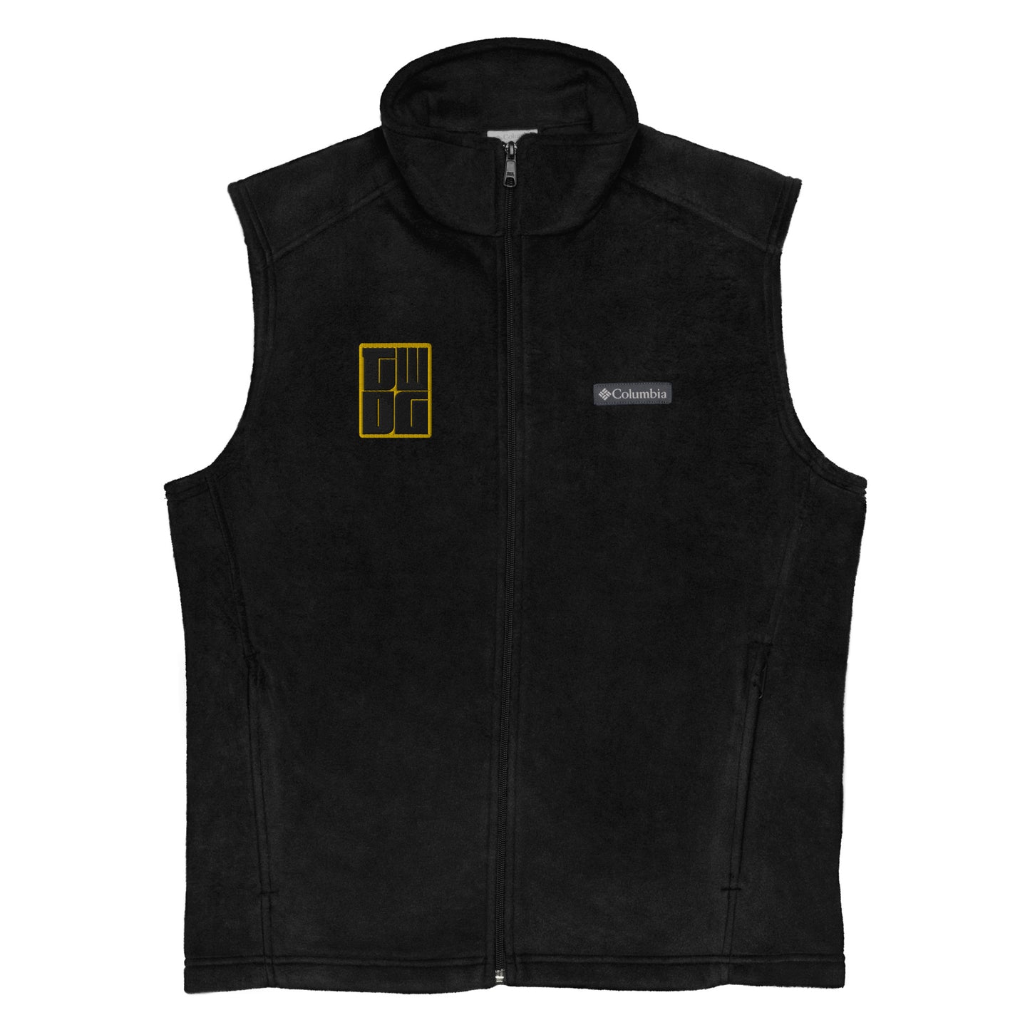 TWDG Embroidered Men’s Columbia fleece vest