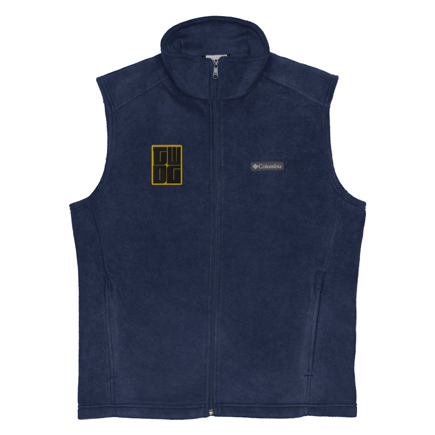 TWDG Embroidered Men’s Columbia fleece vest