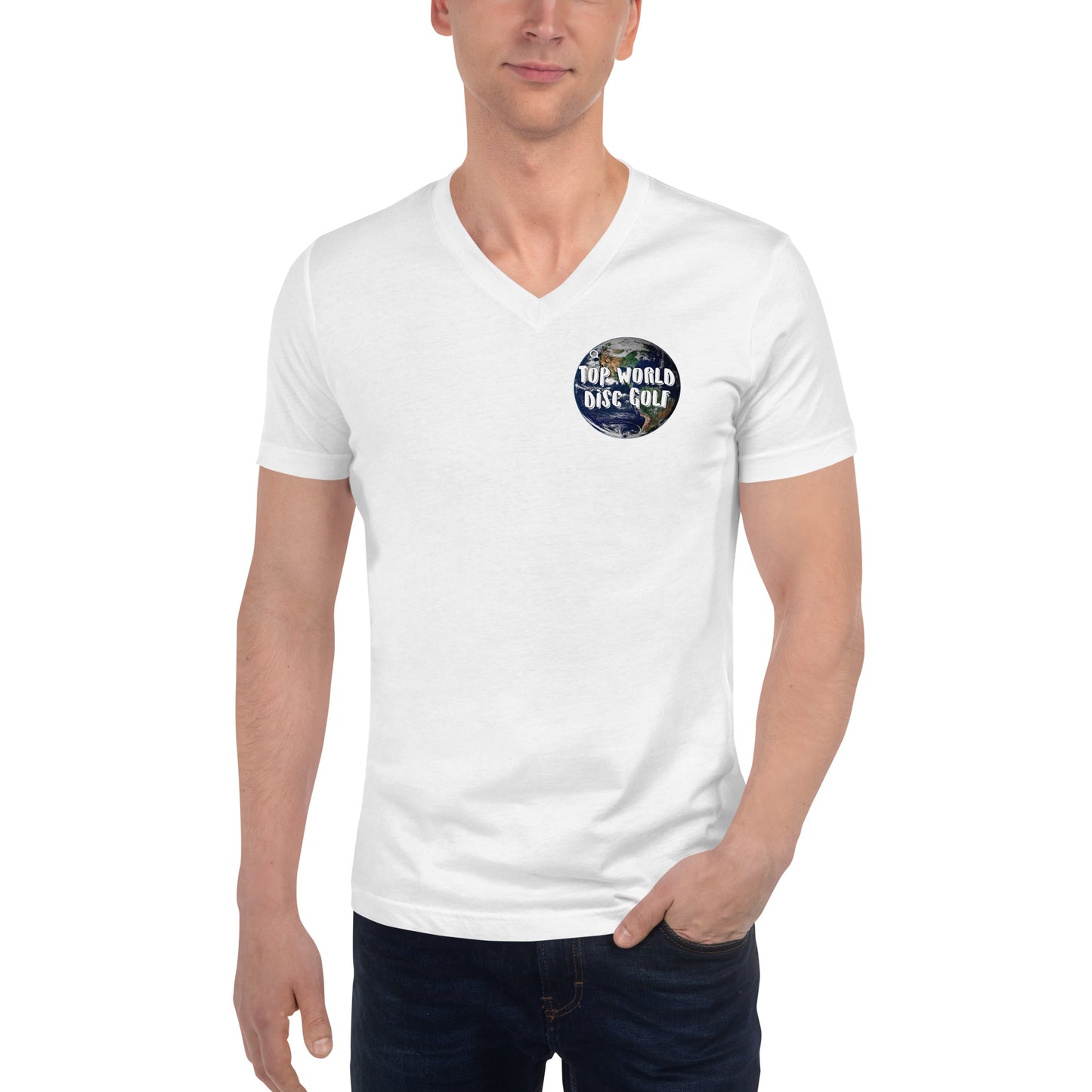 Globe Unisex Short Sleeve V-Neck T-Shirt