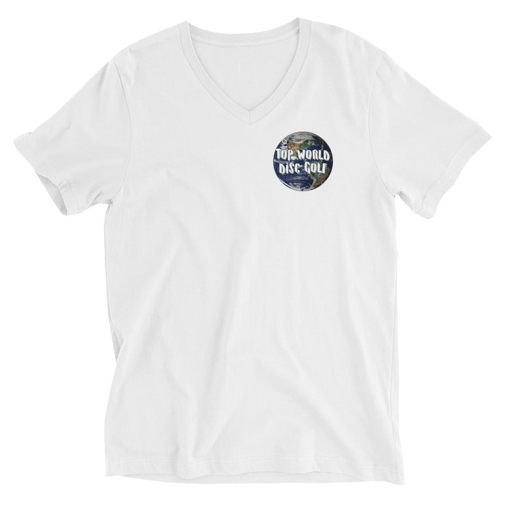 Globe Unisex Short Sleeve V-Neck T-Shirt